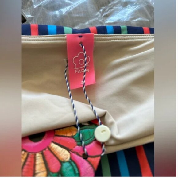 Farm Rio NWT Anthropologie Bikini Bottom size L - Picture 9 of 9